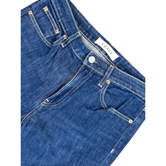 TRAVE Collette Kick Flare Jeans in No Excuses Wash Size 28 - Picture 8 of 8
